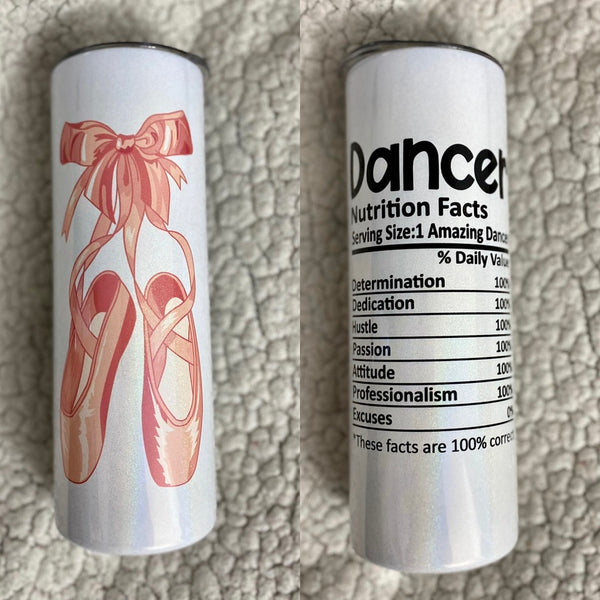 Ballet Dancer Sublimation Tumbler
