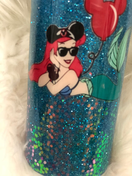 Ursula & Ariel  Tumbler - Vintage Rose Design Co.