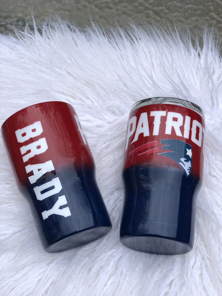 Ombre Patriots Tumbler - Vintage Rose Design Co.