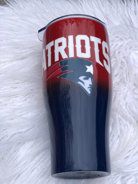 Ombre Patriots Tumbler - Vintage Rose Design Co.