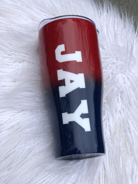 Ombre Patriots Tumbler - Vintage Rose Design Co.