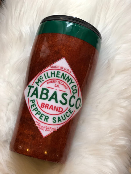 Cayenne Pepper Tabasco Tumbler - Vintage Rose Design Co.