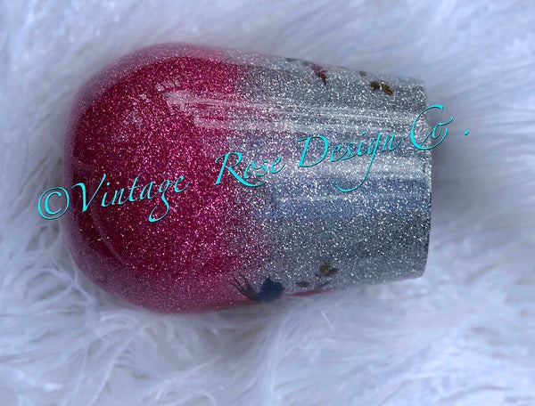 Flower Crown Glitter Tumbler - Vintage Rose Design Co.