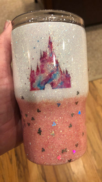 Watercolor Castle Tumbler - Vintage Rose Design Co.