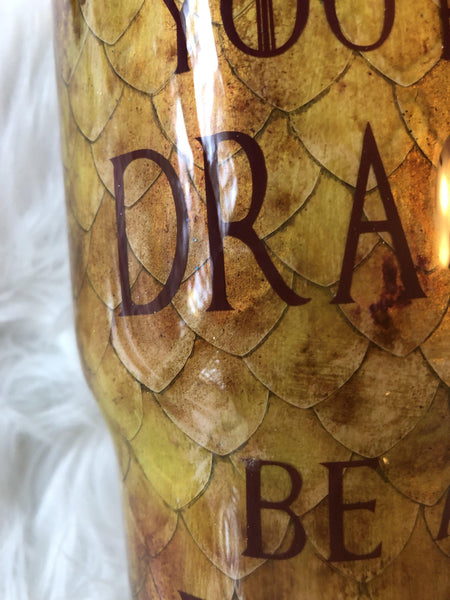 Game of Thrones Dragon Scale Tumbler - Vintage Rose Design Co.