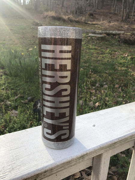 Hershey Glitter Tumbler - Vintage Rose Design Co.
