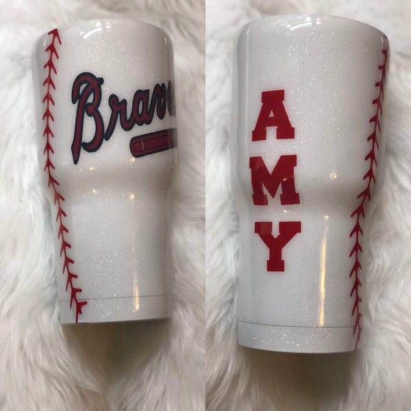 Baseball Tumbler - Vintage Rose Design Co.