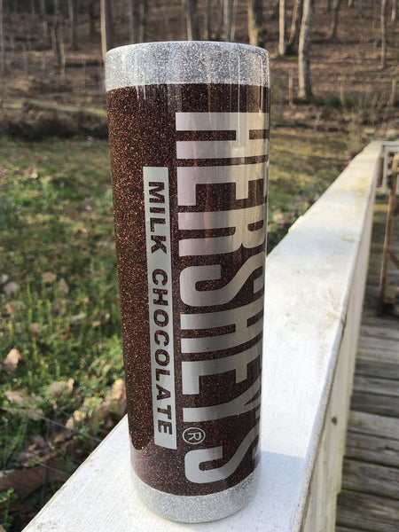 Hershey Glitter Tumbler - Vintage Rose Design Co.