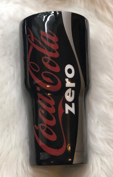 Coke Zero Tumbler - Vintage Rose Design Co.