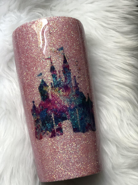 Disney Girl Glitter Tumbler - Vintage Rose Design Co.