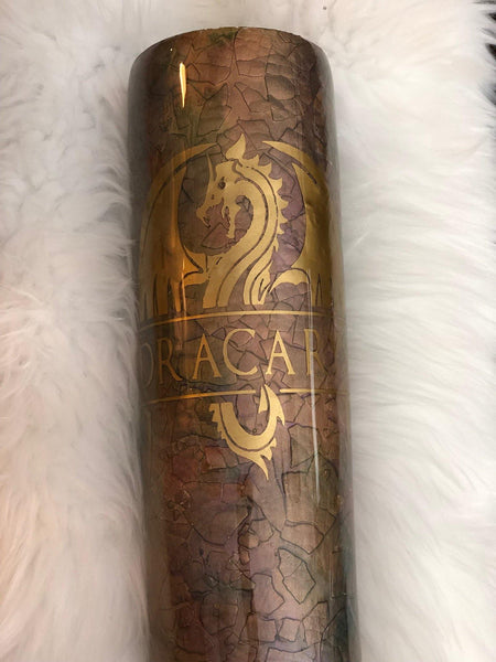 Game of Thrones Dragonscale tumbler - Vintage Rose Design Co.