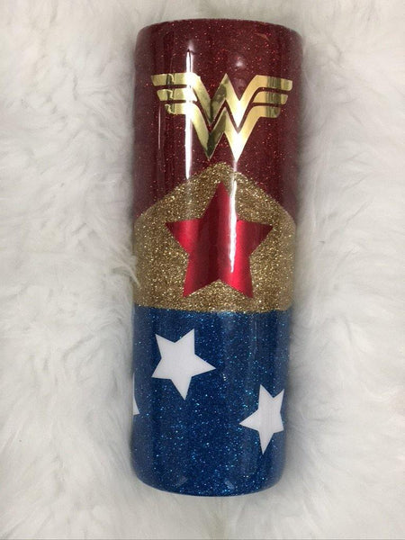 Wonder Woman Tumbler - Vintage Rose Design Co.