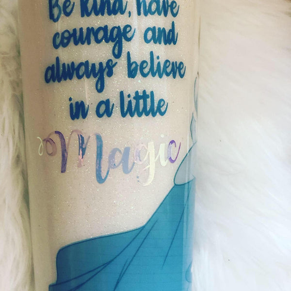 Cinderella Disney Tumbler - Vintage Rose Design Co.