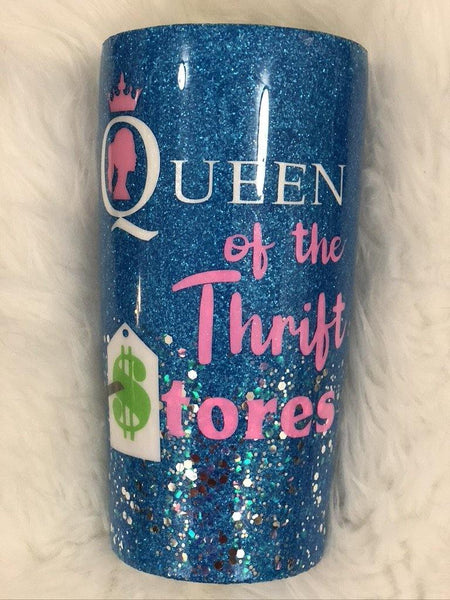 Thrift Store Queen Tumbler - Vintage Rose Design Co.