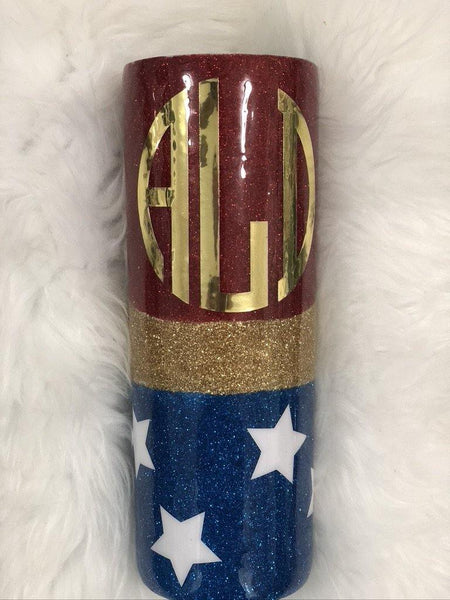 Wonder Woman Tumbler - Vintage Rose Design Co.