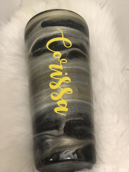 Harry Potter Hufflepuff Tumbler - Vintage Rose Design Co.