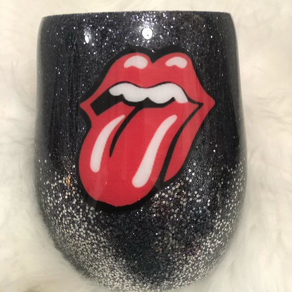 Ombre/Leopard Tongue Epoxy Tumbler