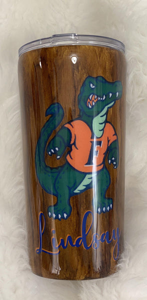 Florida Gator Tumbler - Vintage Rose Design Co.