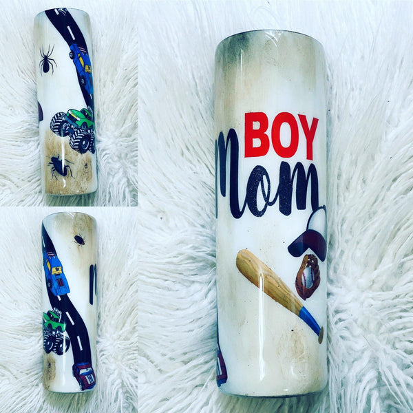 Rub some Dirt on It/Boy Mom Tumbler - Vintage Rose Design Co.