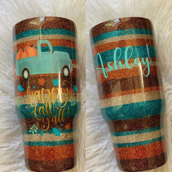 Fall Tumbler - Vintage Rose Design Co.