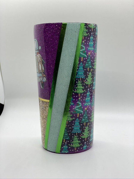 Christmas Truck Split Cup - Vintage Rose Design Co.