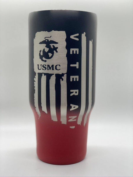 USMC Marine Corp. Tumbler - Vintage Rose Design Co.