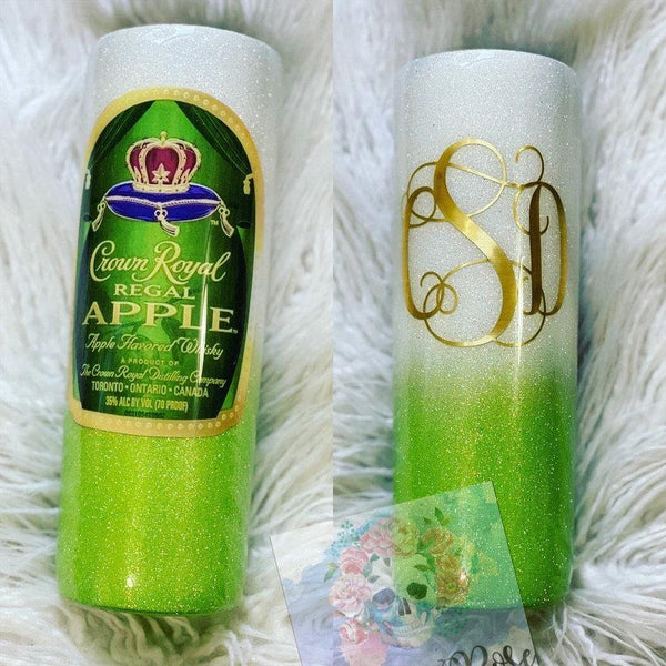 Crown Royal Apple Tumbler - Vintage Rose Design Co.