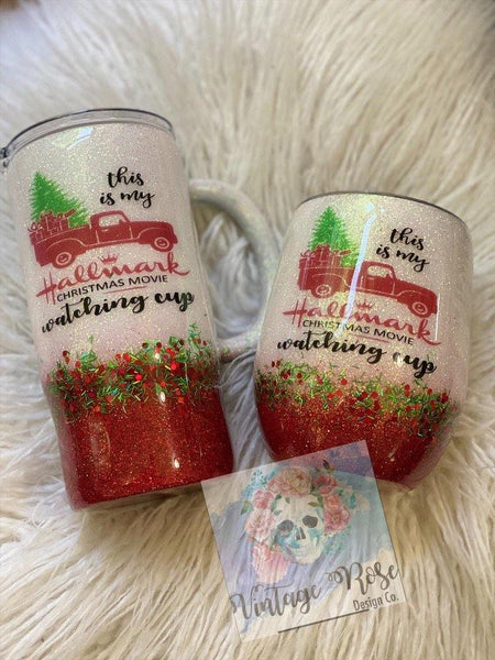Hallmark Christmas Movie Tumbler - Vintage Rose Design Co.