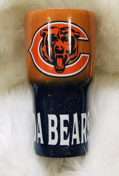 Da Bears Tumbler - Vintage Rose Design Co.