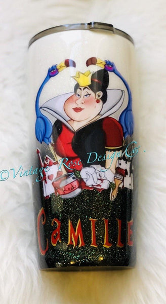 Queen of Hearts Tumbler - Vintage Rose Design Co.