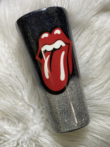 Rolling Stones Ombre Tumbler - Vintage Rose Design Co.