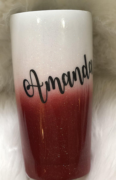 Alabama Glitter Tumbler - Vintage Rose Design Co.