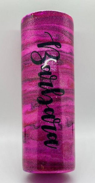 Pink is My Power Color Breast Cancer Tumbler - Vintage Rose Design Co.