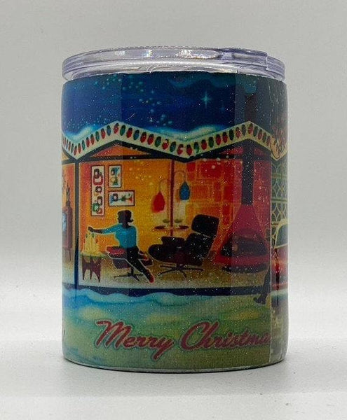 Retro Christmas Tumbler - Vintage Rose Design Co.