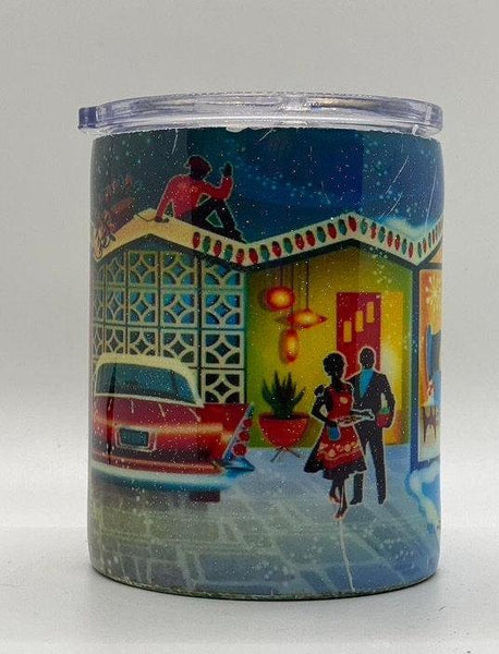 Retro Christmas Tumbler - Vintage Rose Design Co.