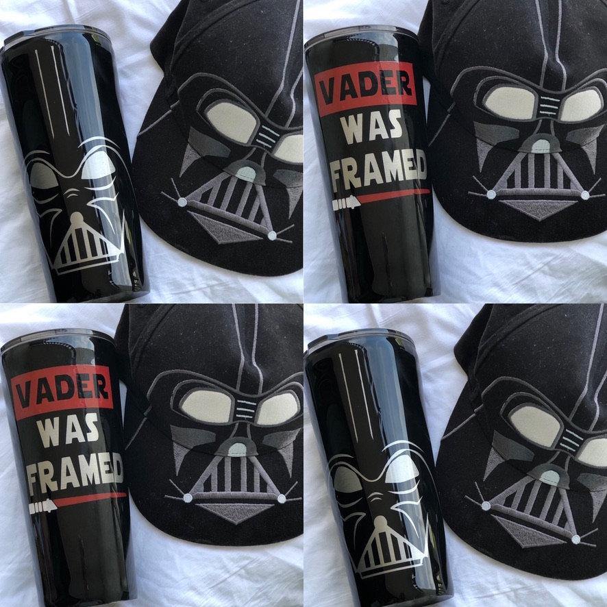Darth Vader Epoxy Tumbler