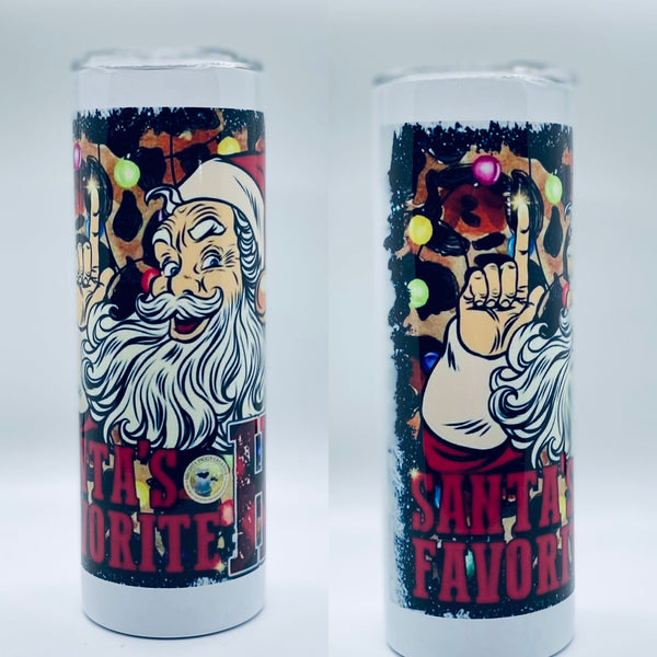 Santa's Favorite Ho Sublimation Tumbler