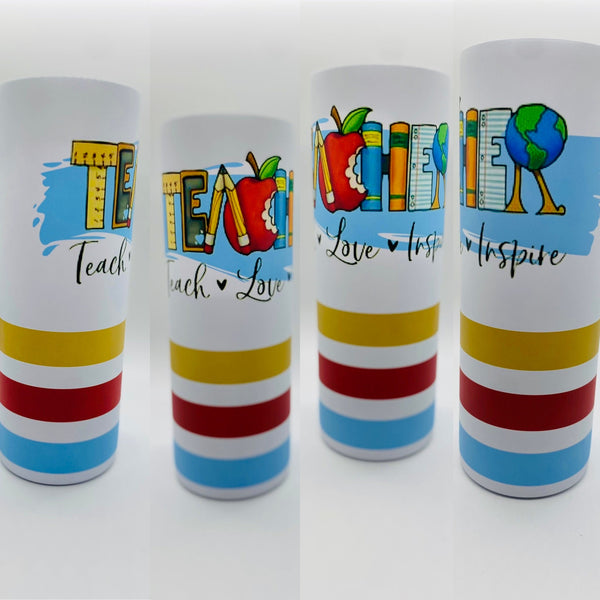 Teacher Life Sublimation Tumbler