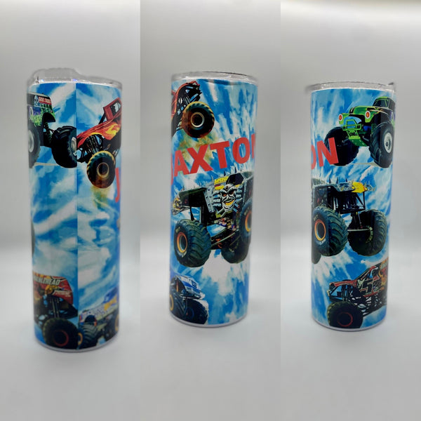 Monster Truck Sublimation Tumbler