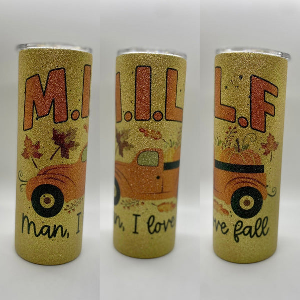 MILF Man I Love Fall  MILF Sublimation Tumbler