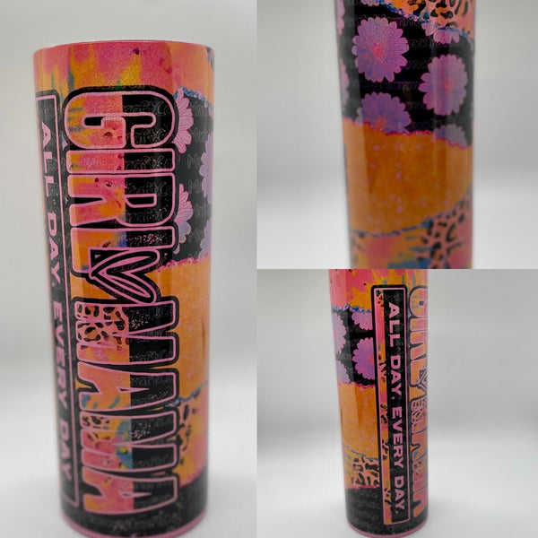Girl Mama Sublimation Tumbler