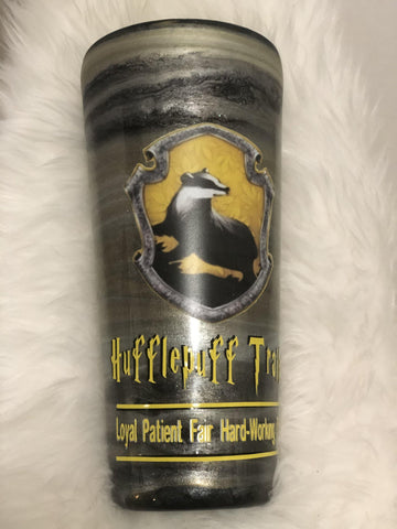 Harry Potter Hufflepuff Tumbler - Vintage Rose Design Co. 