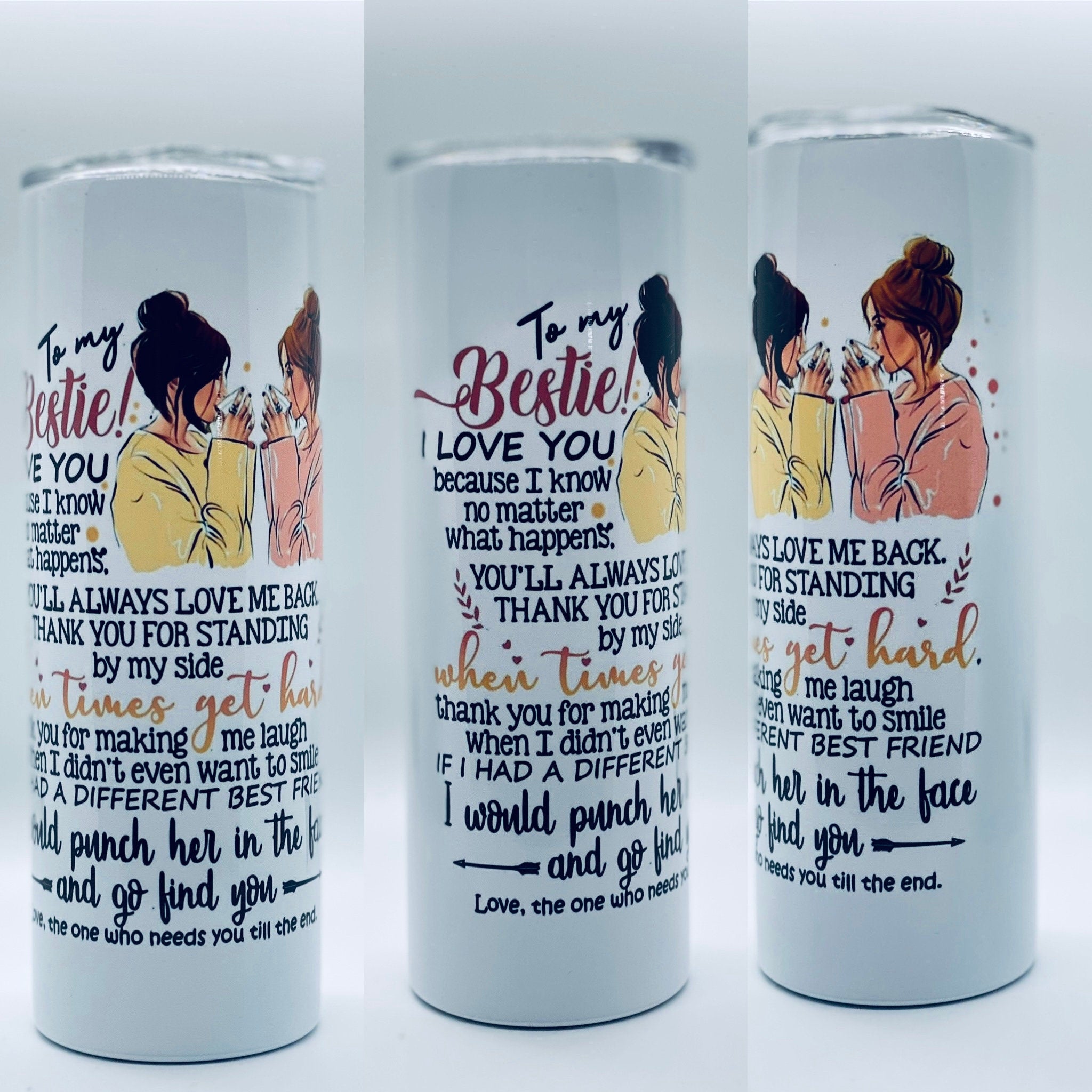 Best Friends  Sublimation Tumbler