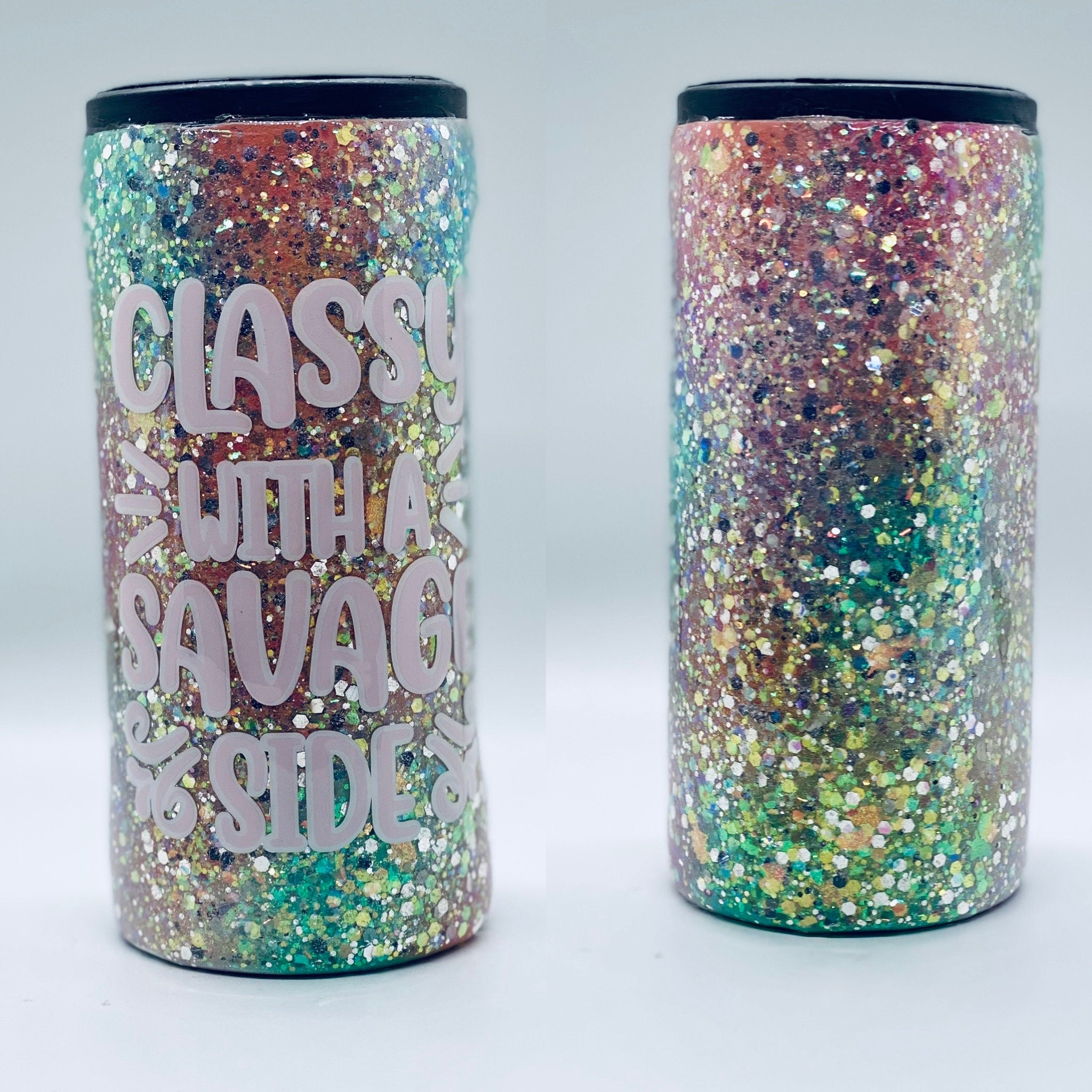 Classy With A Side of Savage Epoxy Tumbler