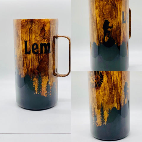 Hiking Mountain Epoxy Tumbler